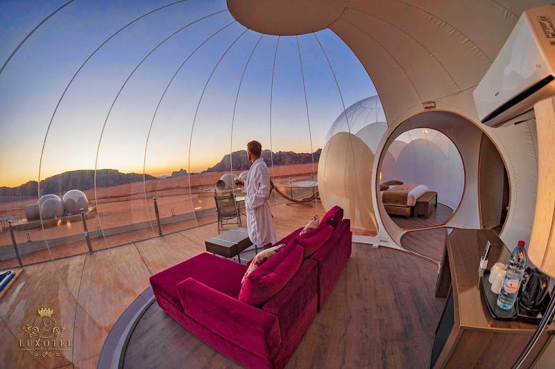 Wadi Rum Bubble Luxotel Buitenkant foto